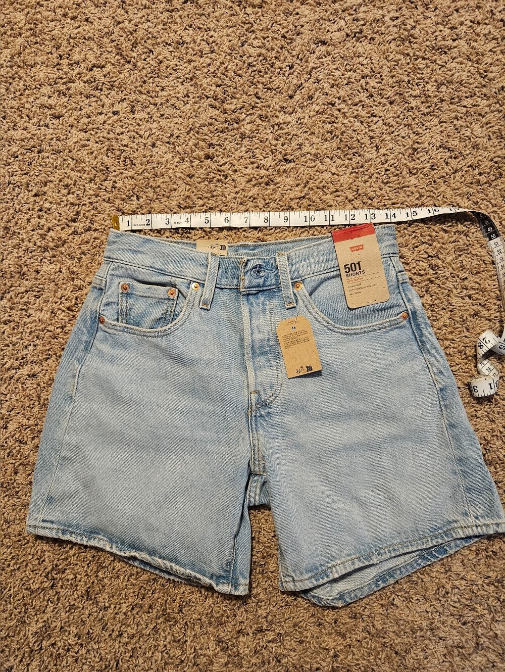 Levi's 501 Shorts, High Rise